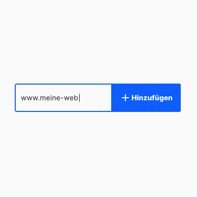 Webseite hinzufügen